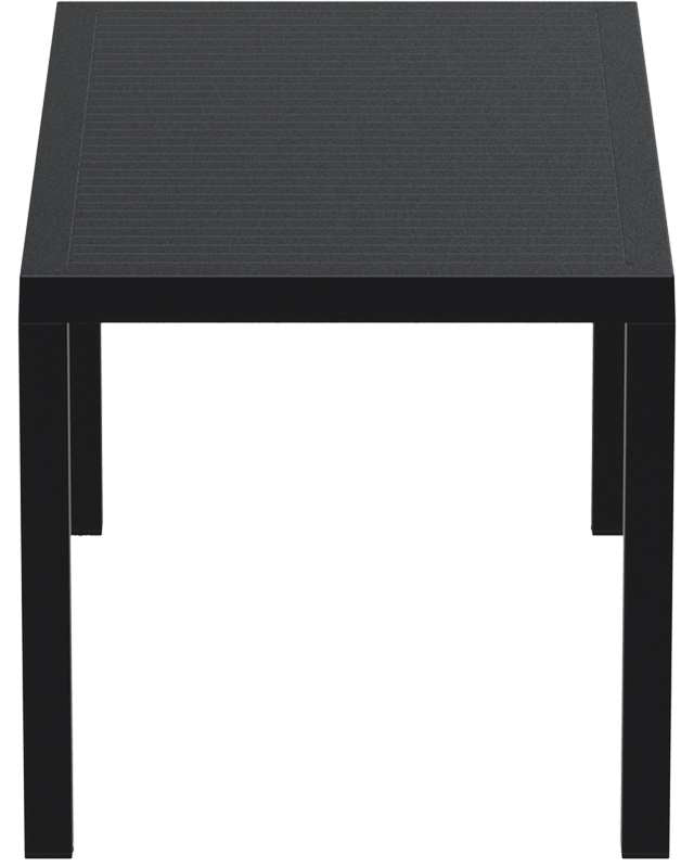 ARES TABLE BLACK EXTENDABLE 140x80x75