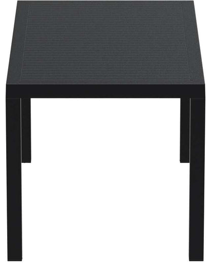 ARES TABLE BLACK EXTENDABLE 140x80x75