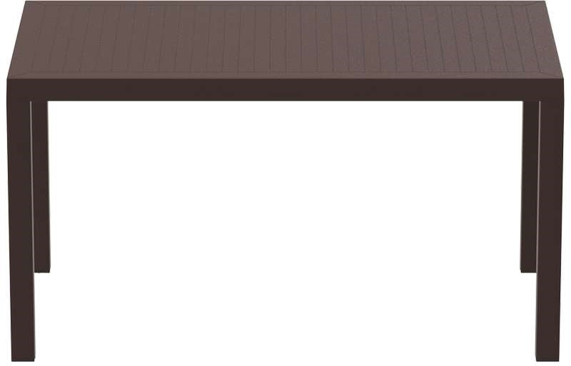 ARES TABLE BROWN POLYPROPYLENE 140x80x75