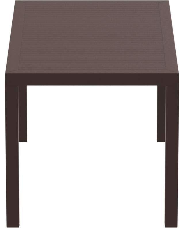 ARES TABLE BROWN POLYPROPYLENE 140x80x75