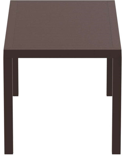 ARES TABLE BROWN POLYPROPYLENE 140x80x75
