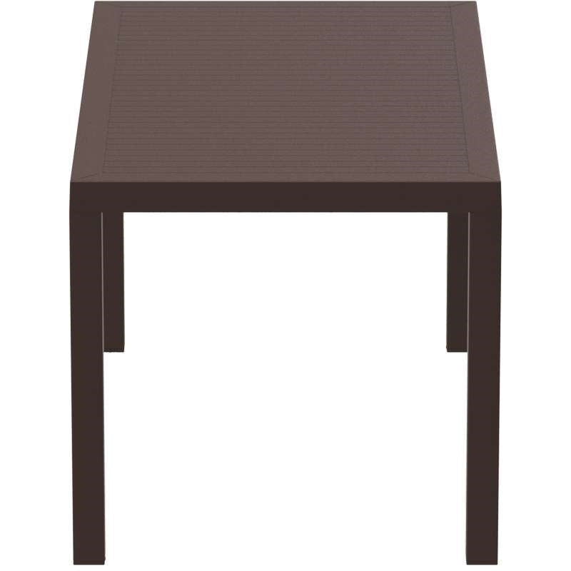 ARES ΤΡΑΠΕΖΙ BROWN ΠΟΛ/ΝΙΟΥ 140x80x75