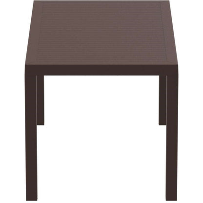 ARES ΤΡΑΠΕΖΙ BROWN ΠΟΛ/ΝΙΟΥ 140x80x75