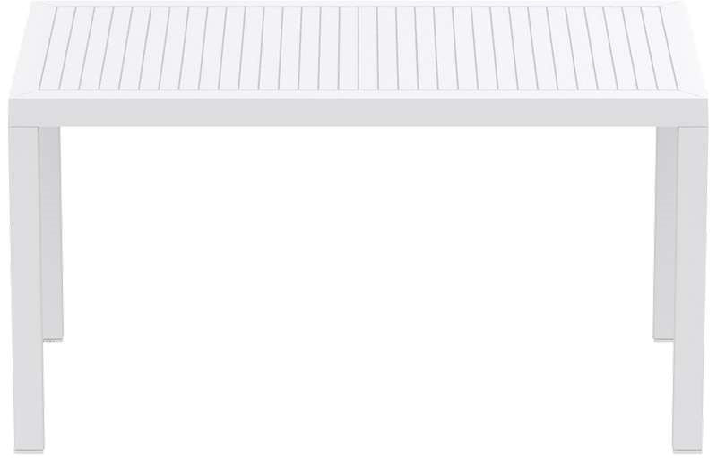 ARES TABLE WHITE POLYPROPYLENE 140x80x75