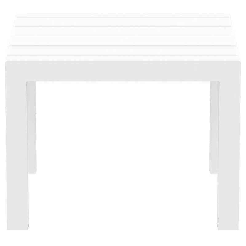 VEGAS WHITE ΕΠΕΚΤ. ΤΡΑΠΕΖΙ ΠΟΛ/ΝΙΟΥ 100x100/140x75