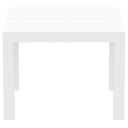 VEGAS WHITE ΕΠΕΚΤ. ΤΡΑΠΕΖΙ ΠΟΛ/ΝΙΟΥ 100x100/140x75