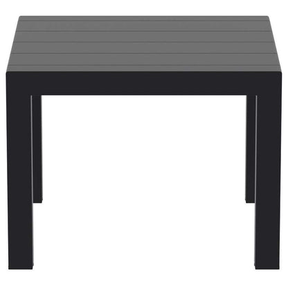 VEGAS BLACK ΕΠΕΚΤ. ΤΡΑΠΕΖΙ ΠΟΛ/ΝΙΟΥ 100x100/140x75