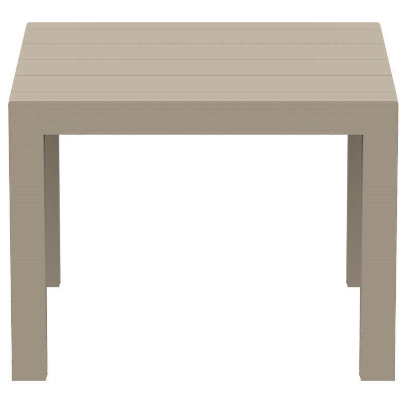VEGAS TAUPE ΕΠΕΚΤ. ΤΡΑΠΕΖΙ ΠΟΛ/ΝΙΟΥ 100x100/140x75