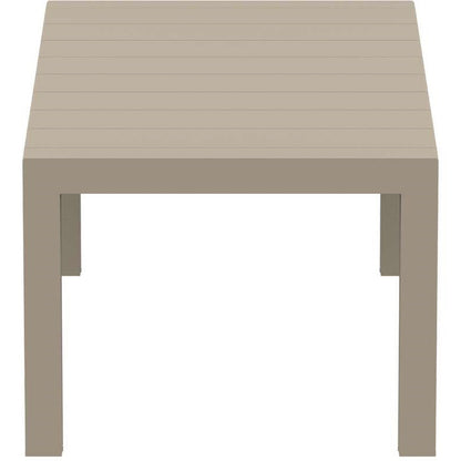 VEGAS TAUPE ΕΠΕΚΤ. ΤΡΑΠΕΖΙ ΠΟΛ/ΝΙΟΥ 100x180/220x75