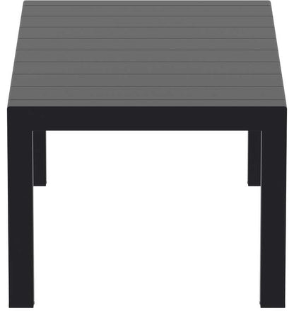 VEGAS BLACK ΕΠΕΚΤ. ΤΡΑΠΕΖΙ ΠΟΛ/ΝΙΟΥ 100x180/220x75
