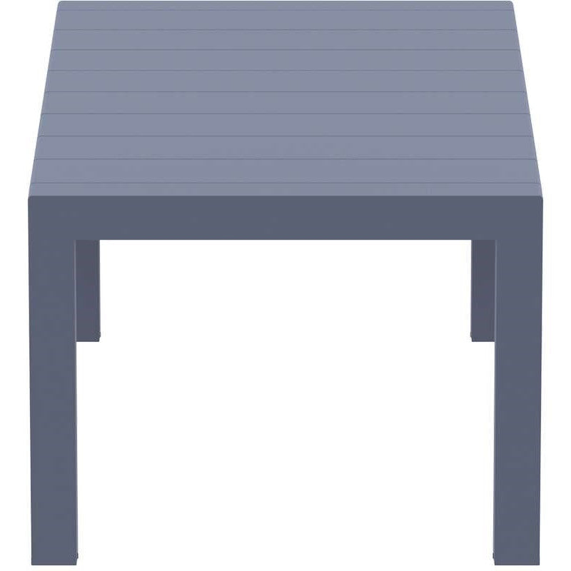 VEGAS DARK GREY ΕΠΕΚΤ. ΤΡΑΠΕΖΙ ΠΟΛ/ΝΙΟΥ 100x180/220x75