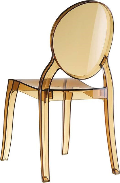 ELIZABETH AMBER TRANSP. CHAIR 47x50x90