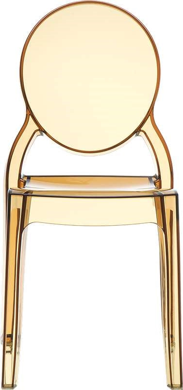 ELIZABETH AMBER TRANSP. CHAIR 47x50x90