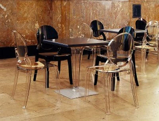 ELIZABETH GLOSSY BLACK ΚΑΡΕΚΛΑ 47x50x90