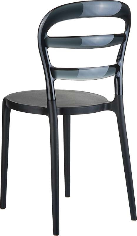 BIBI BLACK/BLACK TRANSP. ΚΑΡΕΚΛΑ 42x50x85