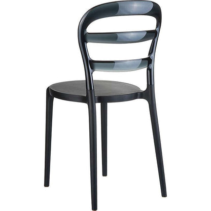 BIBI BLACK/BLACK TRANSP. ΚΑΡΕΚΛΑ 42x50x85