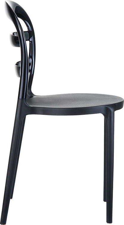 BIBI BLACK/BLACK TRANSP. ΚΑΡΕΚΛΑ 42x50x85