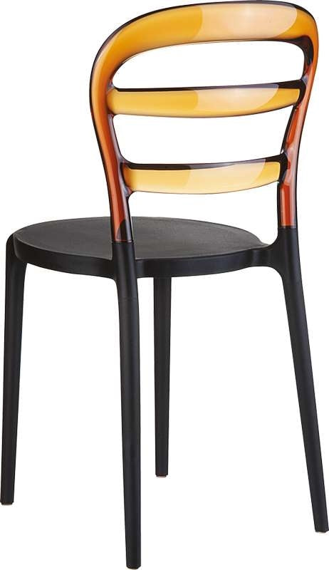BIBI BLACK/AMBER TRANSP. ΚΑΡΕΚΛΑ 42x50x85