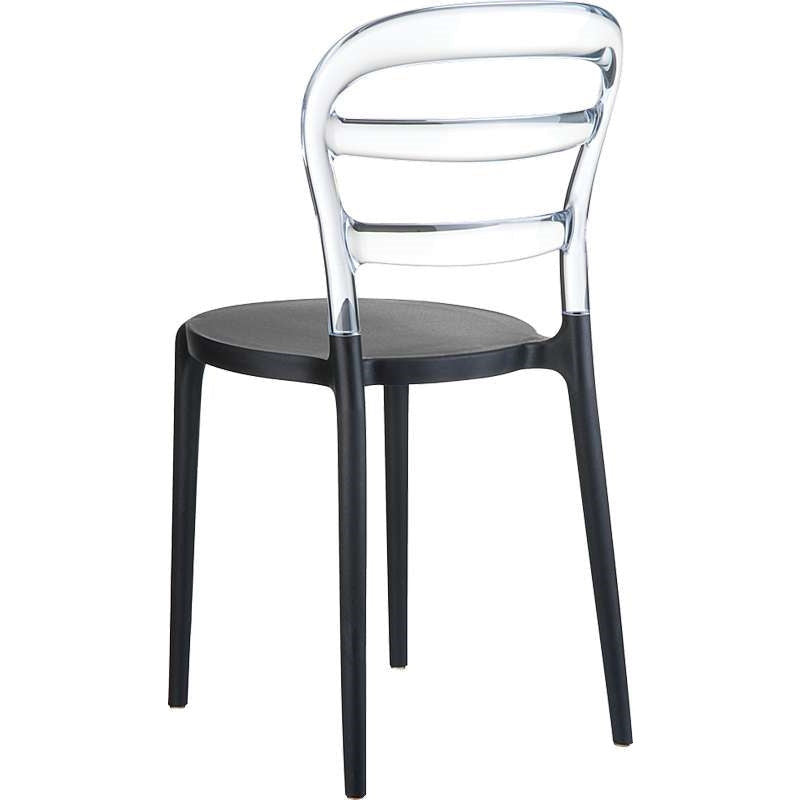 BIBI BLACK/CLEAR TRANSP. ΚΑΡΕΚΛΑ 42x50x85