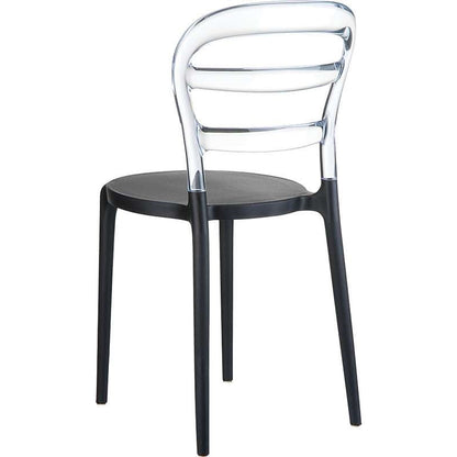 BIBI BLACK/CLEAR TRANSP. ΚΑΡΕΚΛΑ 42x50x85