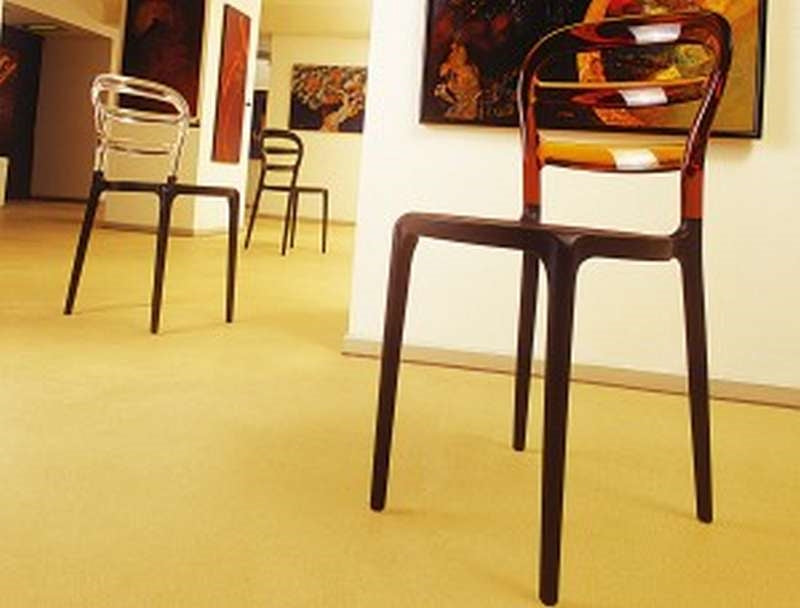 BIBI BLACK/CLEAR TRANSP. CHAIR 42x50x85