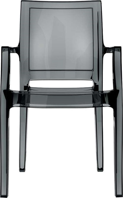 ARTHUR BLACK TRANSP. ARMCHAIR 56x60x91