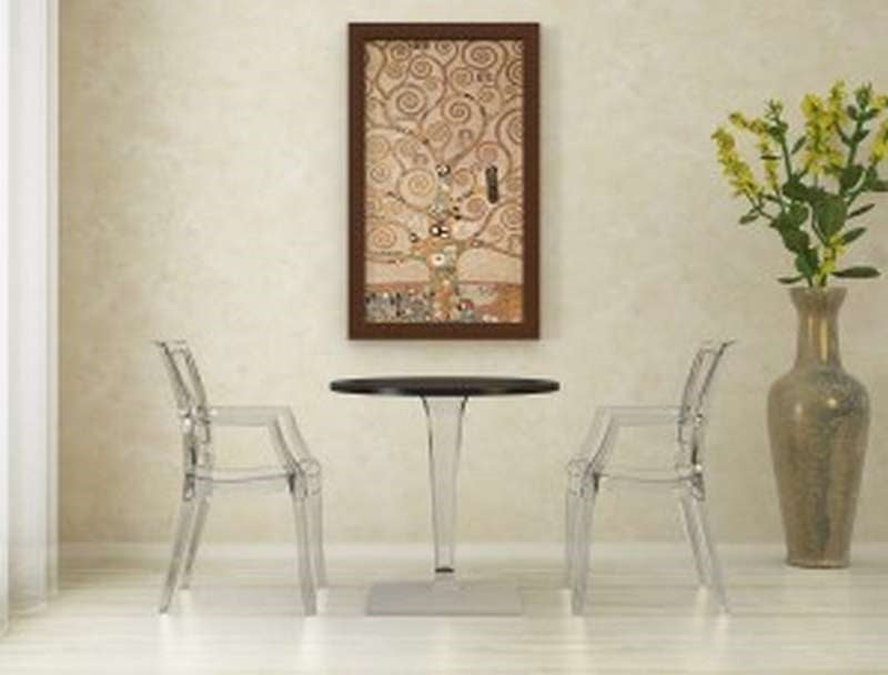 ARTHUR CLEAR TRANSP. ARMCHAIR 56x60x91