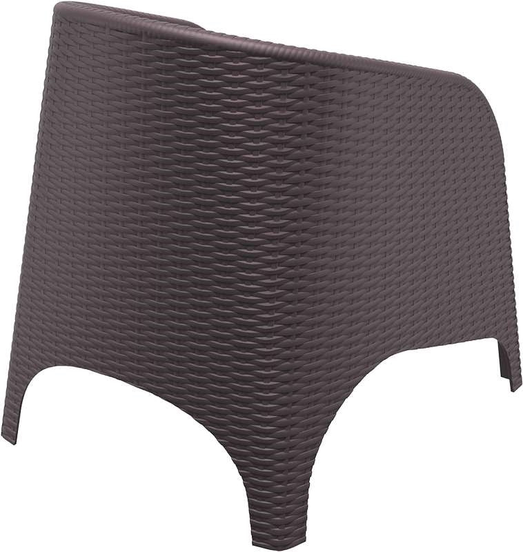 ARUBA BROWN ΠΟΛΥΘΡΟΝΑ ΠΟΛ/ΝΙΟΥ 74X75X80εκ.