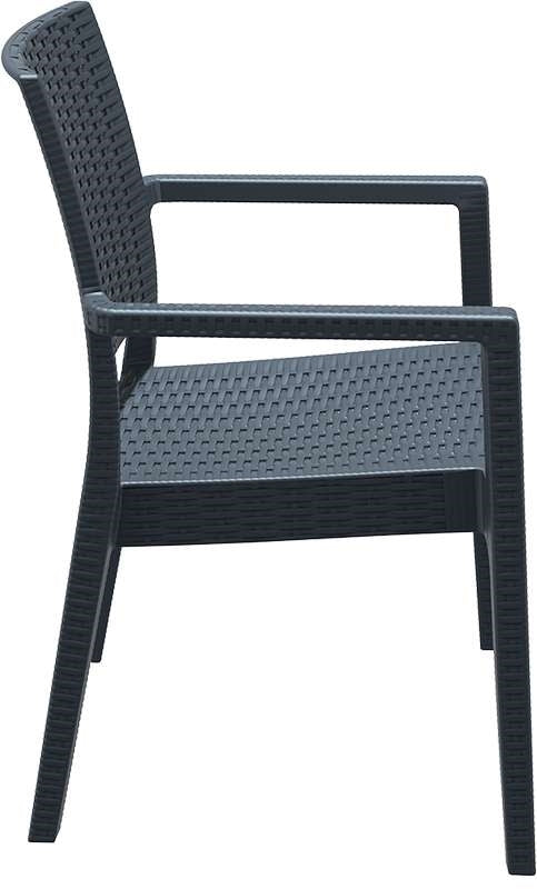 IBIZA DARK GREY ΠΟΛΥΘΡΟΝΑ ΠΟΛ/ΝΙΟΥ 58x59x87