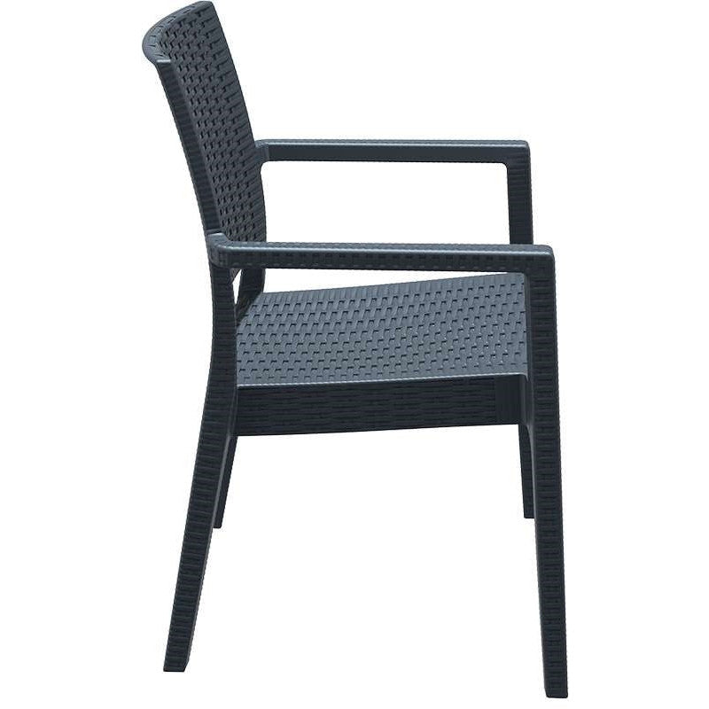 IBIZA DARK GREY ΠΟΛΥΘΡΟΝΑ ΠΟΛ/ΝΙΟΥ 58x59x87