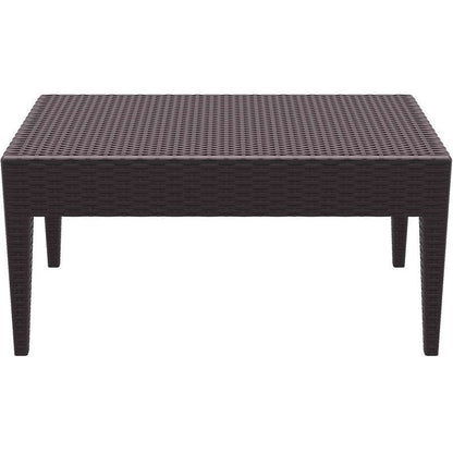 MIAMI BROWN ΤΡΑΠΕΖΙ ΠΟΛ/ΝΙΟΥ 92x53x45