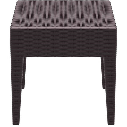 MIAMI BROWN ΤΡΑΠΕΖΙ ΠΟΛ/ΝΙΟΥ 45x45x45