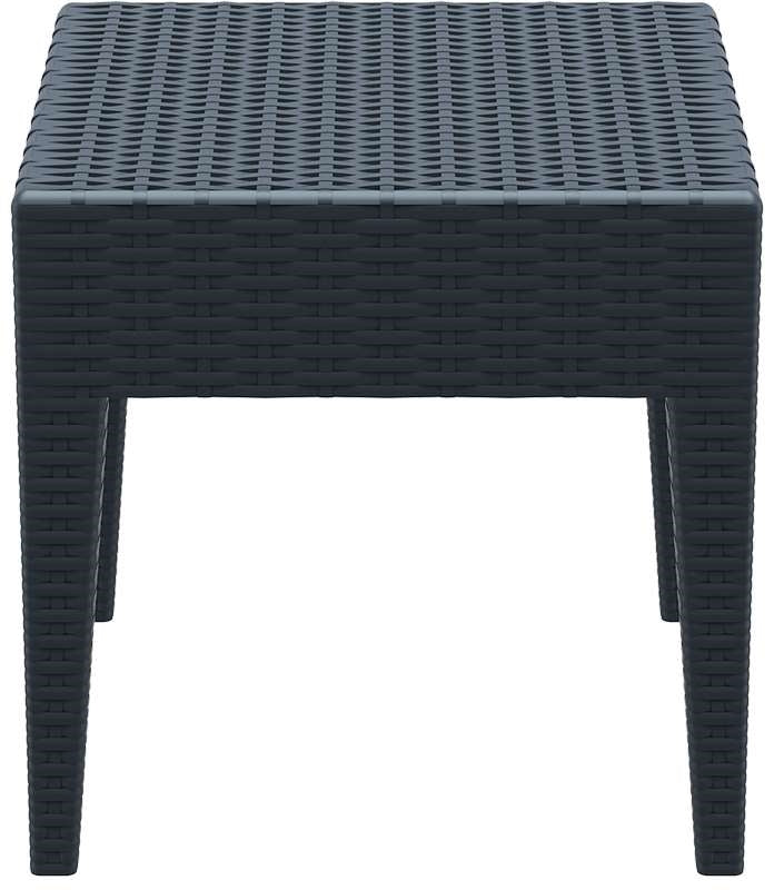 MIAMI DARK GREY ΤΡΑΠΕΖΙ 45Χ45Χ45εκ. ΠΟΛ/ΝΙΟΥ