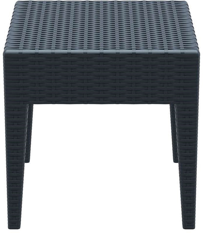 MIAMI DARK GREY ΤΡΑΠΕΖΙ 45Χ45Χ45εκ. ΠΟΛ/ΝΙΟΥ