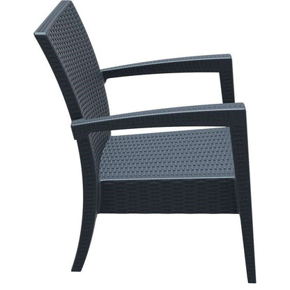 MIAMI DARK GREY ΠΟΛΥΘΡΟΝΑ ΠΟΛ/ΝΙΟΥ 72x76x89