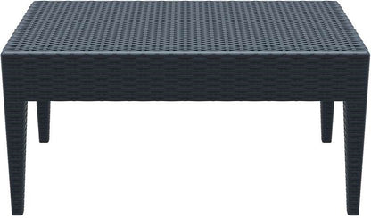 MIAMI DARK GREY ΤΡΑΠΕΖΙ ΠΟΛ/ΝΙΟΥ 92x53x45