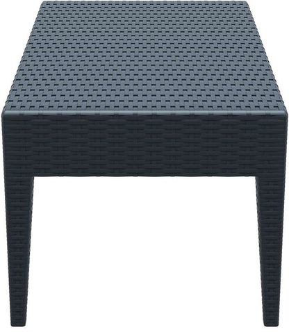 MIAMI DARK GREY ΤΡΑΠΕΖΙ ΠΟΛ/ΝΙΟΥ 92x53x45