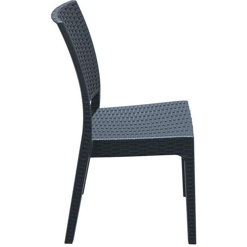 FLORIDA DARK GREY ΚΑΡΕΚΛΑ ΠΟΛ/ΝΙΟΥ 45x52x87