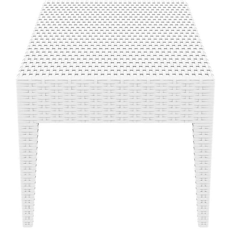 MIAMI WHITE ΤΡΑΠΕΖΙ ΠΟΛ/ΝΙΟΥ 92x53x45