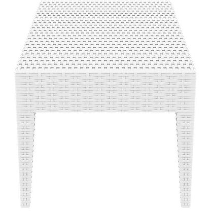MIAMI WHITE ΤΡΑΠΕΖΙ ΠΟΛ/ΝΙΟΥ 92x53x45