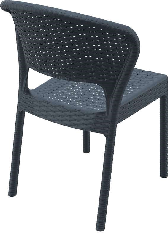 DAYTONA DARK GREY ΚΑΡΕΚΛΑ ΠΟΛ/ΝΙΟΥ 55X61X81εκ.