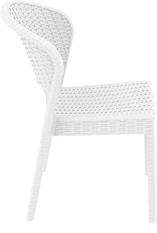 DAYTONA WHITE ΚΑΡΕΚΛΑ ΠΟΛ/ΝΙΟΥ 55X61X81εκ.