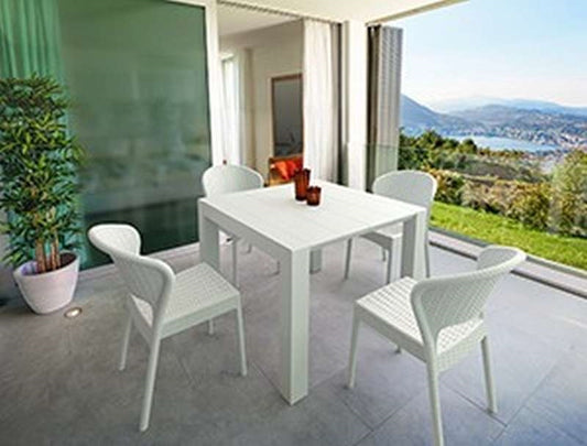 DAYTONA WHITE ΚΑΡΕΚΛΑ ΠΟΛ/ΝΙΟΥ 55X61X81εκ.