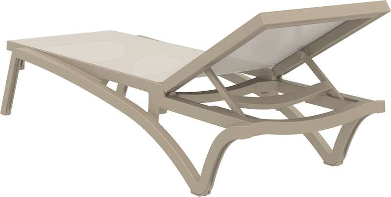 PACIFIC ΞΑΠΛΩΣΤΡΑ TAUPE/TAUPE ΠΟΛ/ΝΙΟΥ 193x68x35