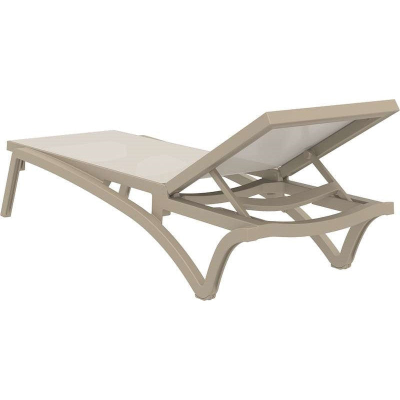 PACIFIC ΞΑΠΛΩΣΤΡΑ TAUPE/TAUPE ΠΟΛ/ΝΙΟΥ 193x68x35