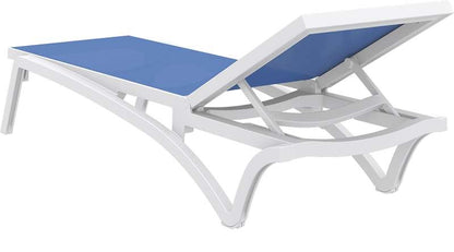 PACIFIC ΞΑΠΛΩΣΤΡΑ WHITE/BLUE ΠΟΛ/ΝΙΟΥ 193x68x35