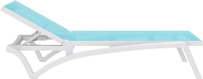 PACIFIC ΞΑΠΛΩΣΤΡΑ WHITE/TURQUOISE ΠΟΛ/ΝΙΟΥ 193x68x35