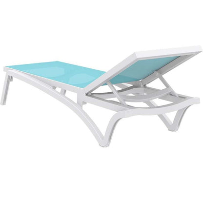 PACIFIC ΞΑΠΛΩΣΤΡΑ WHITE/TURQUOISE ΠΟΛ/ΝΙΟΥ 193x68x35