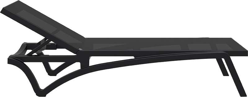 PACIFIC ΞΑΠΛΩΣΤΡΑ BLACK/BLACK ΠΟΛ/ΝΙΟΥ 193x68x35