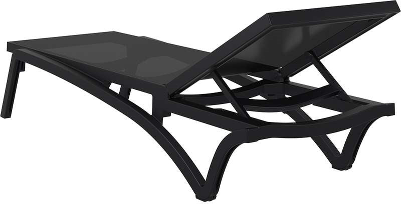 PACIFIC ΞΑΠΛΩΣΤΡΑ BLACK/BLACK ΠΟΛ/ΝΙΟΥ 193x68x35